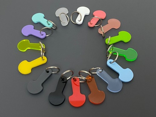 Shopping trolley coin - coin, key