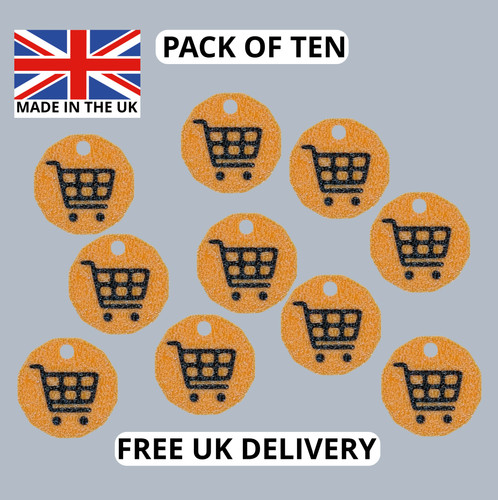 Pack shopping trolley token - 10,