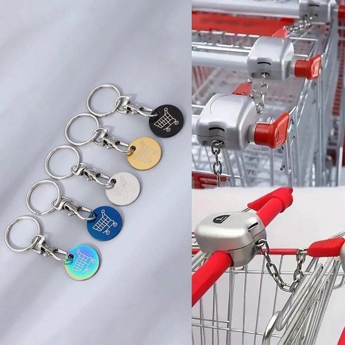 Trolley coin keyring - 5,
