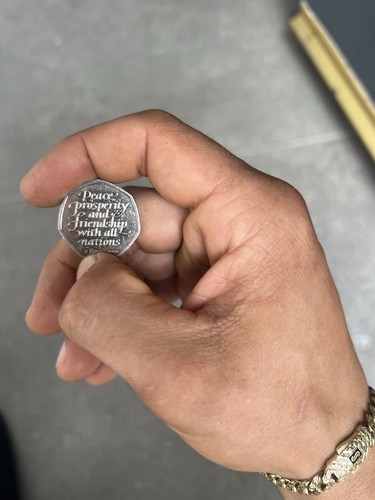 England coin token - -, "peace