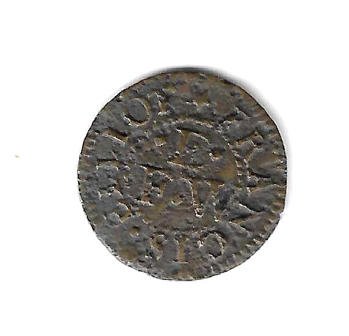 Coin 1655 17th century token - coin,