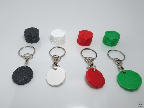 Trolley coin token - trolley, x6