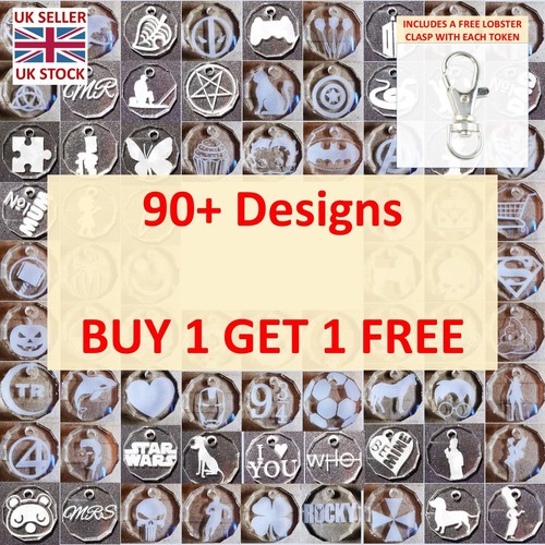 Trolley token coin acrylic - £1,