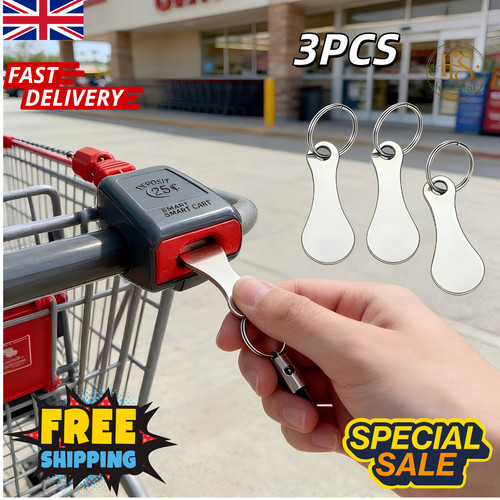 Trolley coin keyring - trolley, removable